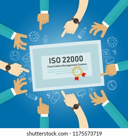 ISO 22000 - Food Safety Management, Concept Of Standard Compliance Certificate