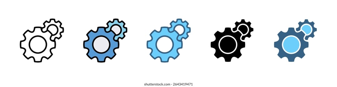 ISO 22000 icon set with various styles and colors