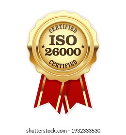 ISO 26000 standard rosette - social responsibility