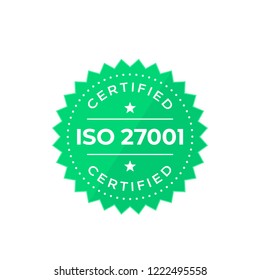 ISO 27001 Badge, Vector