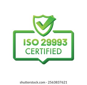 ISO 29993 Non-Formal Education Services Certification Icon – Learning Services Standards Badge