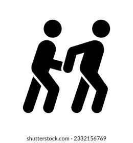 ISO 7001 AC 006: Accessibility, personal assistant available icon,  Airports Sea Ports Rail Stations Public Information Office Sign Symbol Icon 