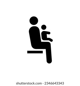 ISO 7001 AC 020: Priority seats for people with small children 