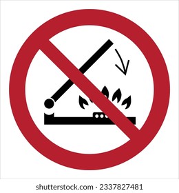 ISO 7010 Registered safety signs - Prohibition - Do not shut lid when burners are operating