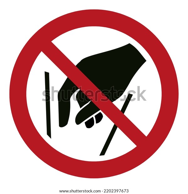 Iso 7010 Registered Safety Signs Prohibition Stock Vector (Royalty Free ...