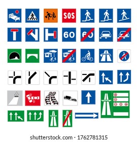 ISO 7010 SIGN WARNING SET SYMBOL SAFETY