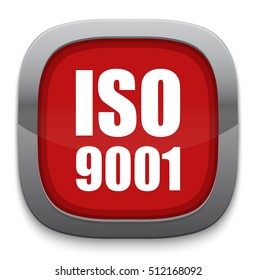 Iso 9001 button