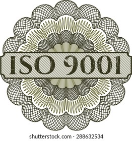 ISO 9001 rosette