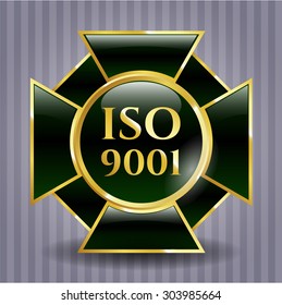 ISO 9001 shiny badge