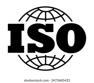 ISO 9001:2015 certified symbol vector illustration, Certified Company Certificate ISO 9001:2015, Quality Certificate, ISO mark certification, International organization for standardization logo vector