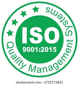 ISO 9001:2015 ilustração vetorial símbolo certificado, certificação do logotipo ISO 9001, Certificado da empresa certificado ISO Vetor azul, Certificado de qualidade, certificação iso mark, Empresa certificada, Qualidade