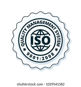 ISO 9001:2015 label illustration