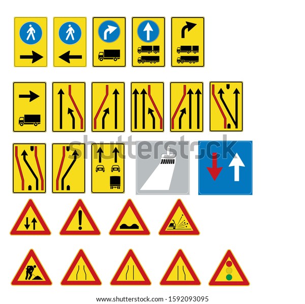 ISO CART 7010\
ROAD SIGNS OF WORK IN\
PROGRESS