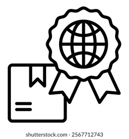 Iso Certification Icon Element For Design