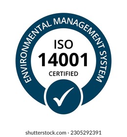 ISO Certification stamp and labels