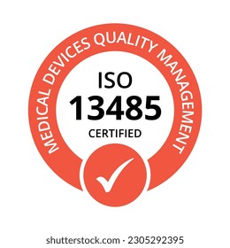 ISO Certification stamp and labels