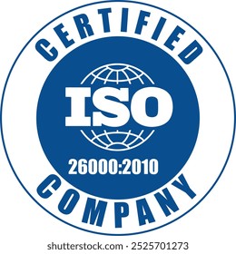 Empresa Certificada ISO, Certificado ISO 26000-2010, Certificado de Responsabilidade Social, Certificado de Responsabilidade Social, ISO 26000-2010 Responsabilidade Social