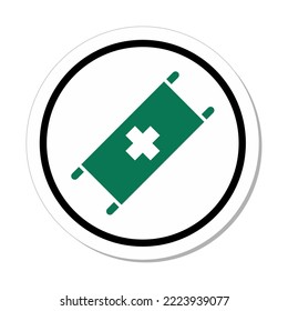 ISO Circle Sign: Stretcher Symbol (IS-1237)