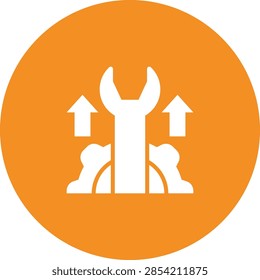 ISO Corrective Action Icons Solid Style