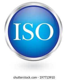 ISO glossy icon