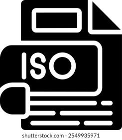 ISO Glyph Icon Vector Design
