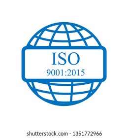 ISO icon outline. Isolated vector sign symbol.