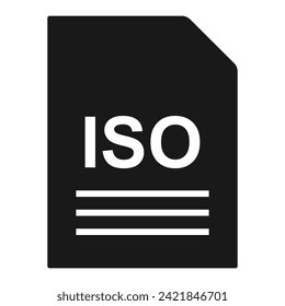 ISO icon vector illustration design