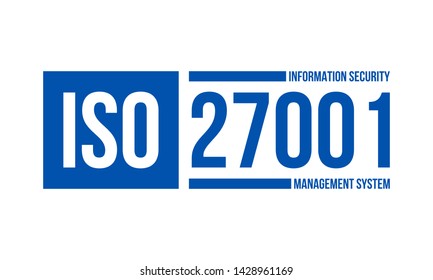 Iso Information Security Management System, Vector Illustration Isolated On White Background