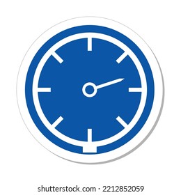 ISO-Pflichtaktionskreiszeichen: Pflichtdrucksymbol (IS-1312)