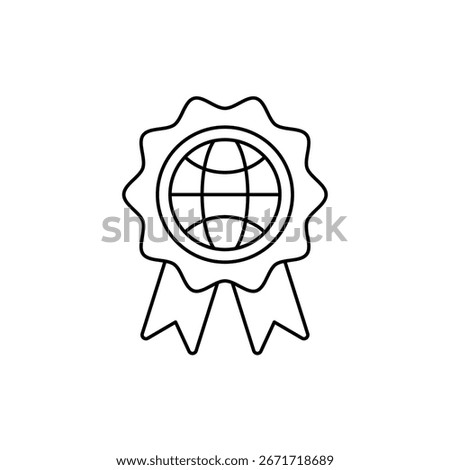 iso standards icon outline editable stroke line drawing eps