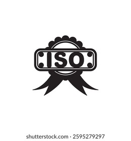 ISO symbol icon,vector illustration template design