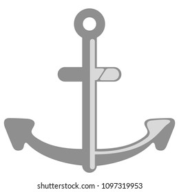 Isoalted anchor icon