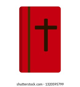Isoalted holy bible icon. Vector illustration design