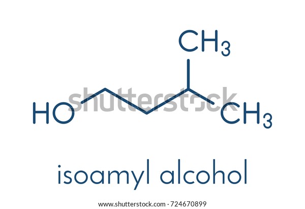 Isoamyl Alcohol Molecule Skeletal Formula Stock Vector Royalty Free 724670899