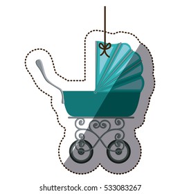 Isolatd baby stroller design