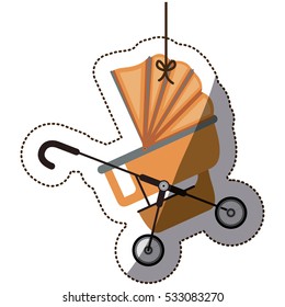 Isolatd baby stroller design