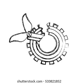 Isolatd broken gear design