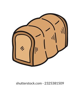 isolate bakery bread vector design