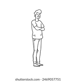 aislar el personaje de hombre blanco y negro en el fondo