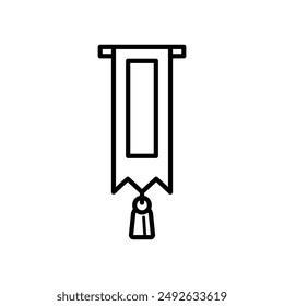 aislar icono plano de etiqueta chino