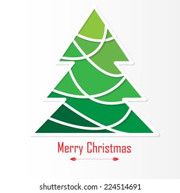 isolate christmas tree, and can be use for greeting card and background
