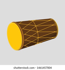 isolate drum long traditional malay