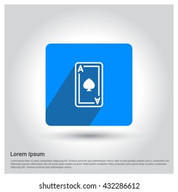 isolate game cards icon isolate game cards icon