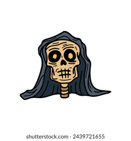 isolate grim reaper character on background