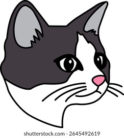 isolate Illustration icon of cat 