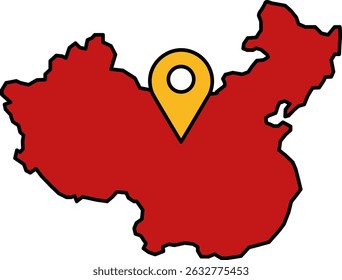 ícone isolar ilustração da china