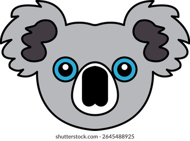 isolate Illustration icon of koala