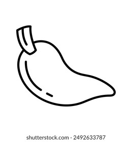 isolate spicy sauce flat icon