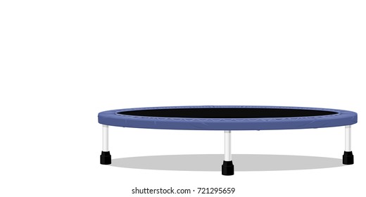 Isolate trampoline on transparent background
