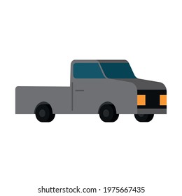 Isolated 3d grey car icon Vector illustration